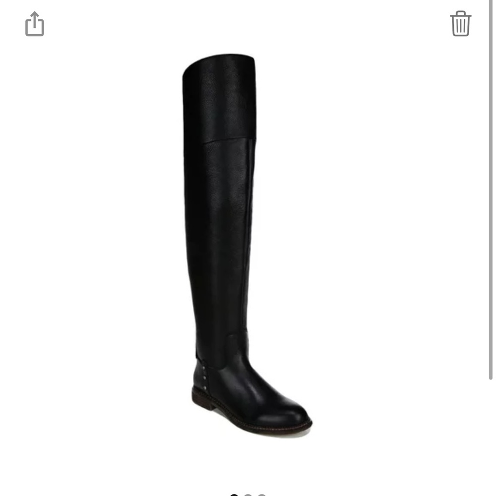 Franco Sarto Haleen black boots, leather , wide cuff